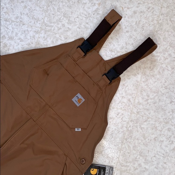 Carhartt FR Duck Bib Lined Overalls - Picture 5 of 7